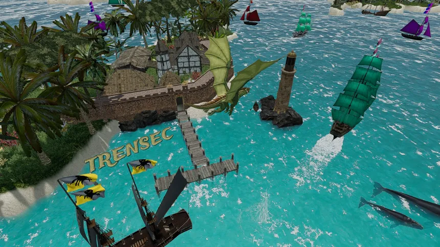 Скриншот 2 к игре Pirate Dragons