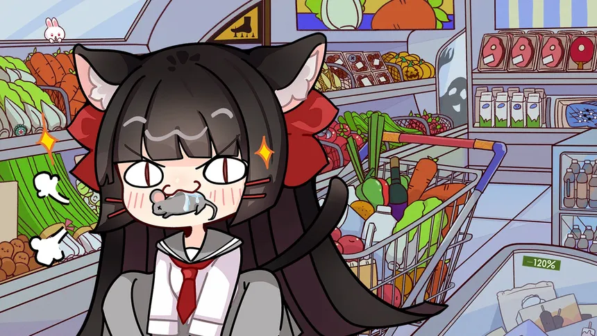 Скриншот 1 к игре 混世萌王喵霸霸 Cute Chaos Demon Nyanbaba