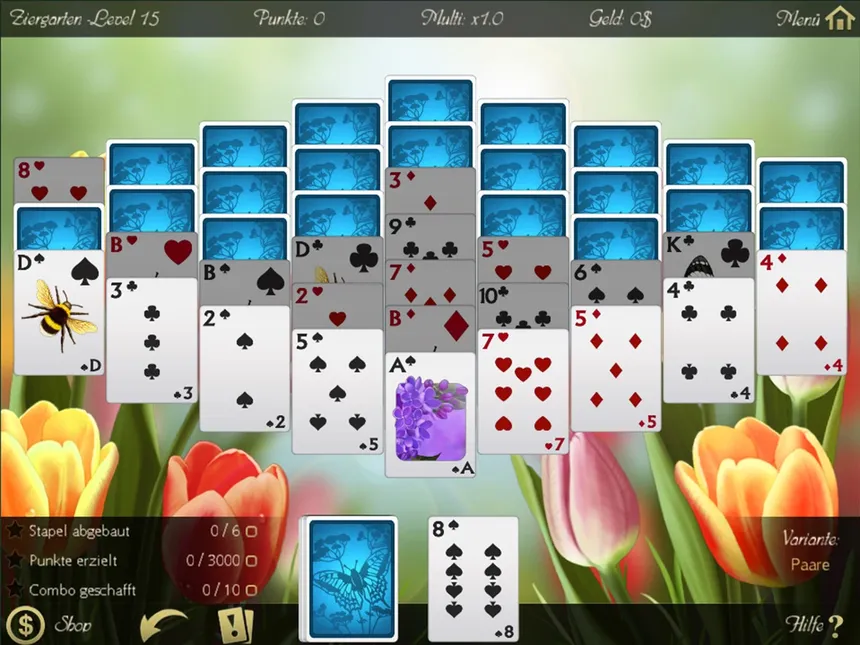 Скриншот 2 к игре Solitaire Beautiful Garden Season