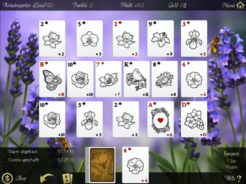 Скриншот 3 к игре Solitaire Beautiful Garden Season