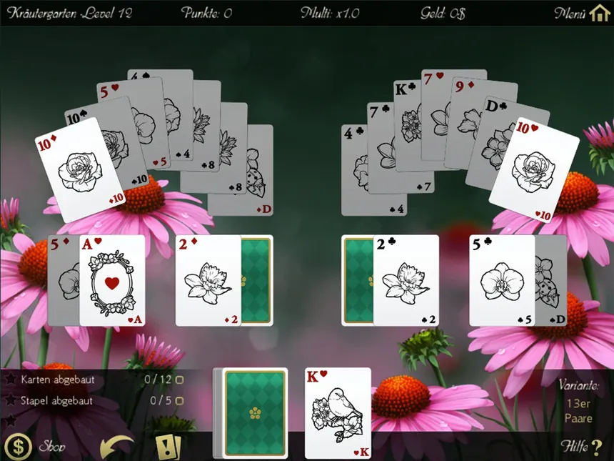 Скриншот 4 к игре Solitaire Beautiful Garden Season
