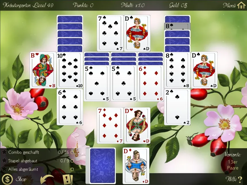 Скриншот 5 к игре Solitaire Beautiful Garden Season