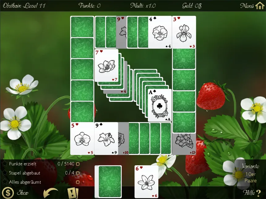 Скриншот 8 к игре Solitaire Beautiful Garden Season