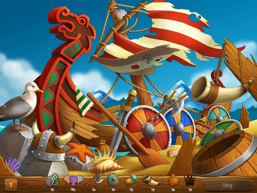 Скриншот 3 к игре Secret of the Vikings - Mystery island