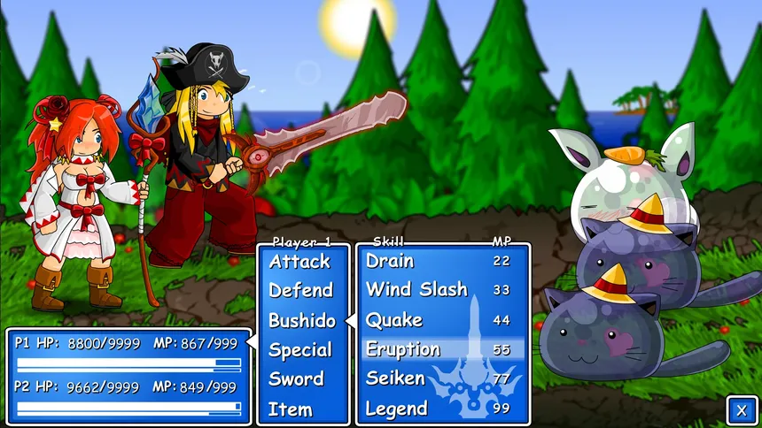 Скриншот 1 к игре Epic Battle Fantasy Collection