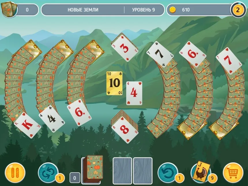 Скриншот 3 к игре Solitaire Match 2 Cards. Thanksgiving Day