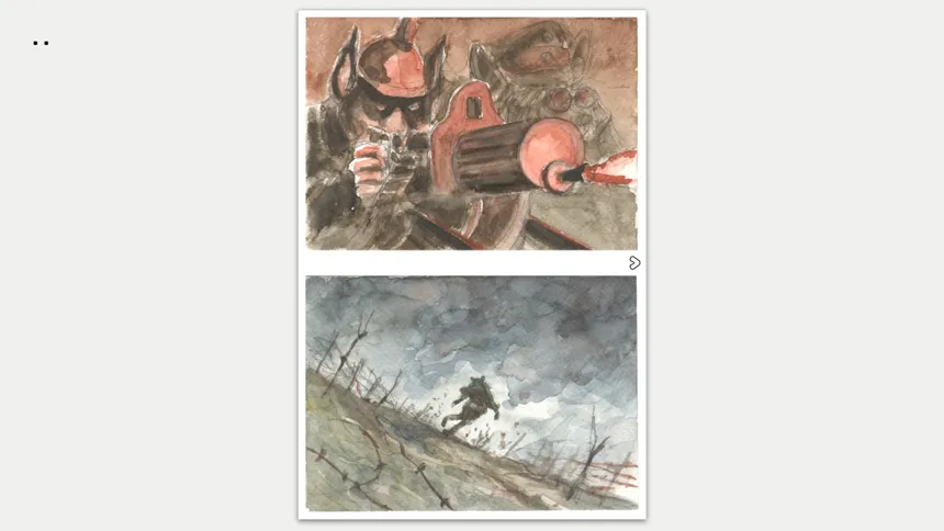 Скриншот 1 к игре Diptych: The Great War