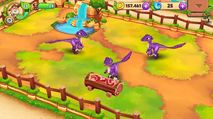 Скриншот 1 к игре Dinosaur Park – Primeval Zoo