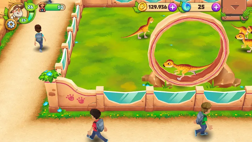 Скриншот 3 к игре Dinosaur Park – Primeval Zoo