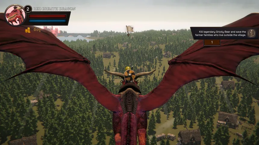 Скриншот 4 к игре On the Dragon Wings - Birth of a Hero