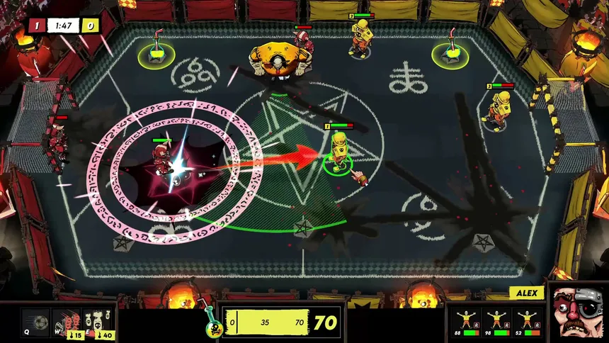 Скриншот 1 к игре Soccer With Satan