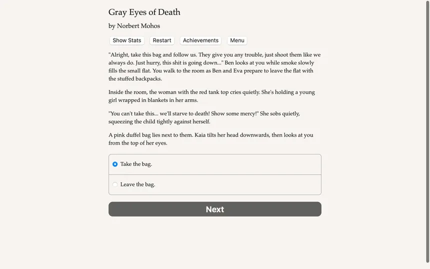 Скриншот 3 к игре Gray Eyes of Death