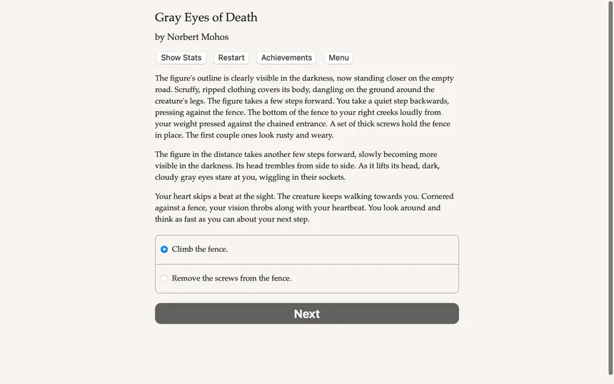 Скриншот 4 к игре Gray Eyes of Death