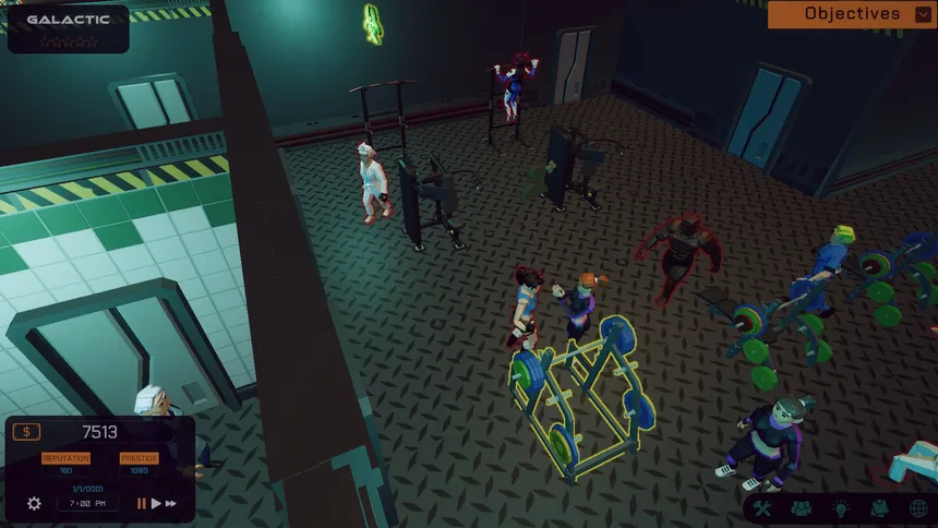 Скриншот 4 к игре Galactic Gym: Fitness Center Management