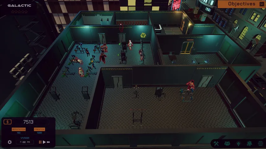 Скриншот 5 к игре Galactic Gym: Fitness Center Management