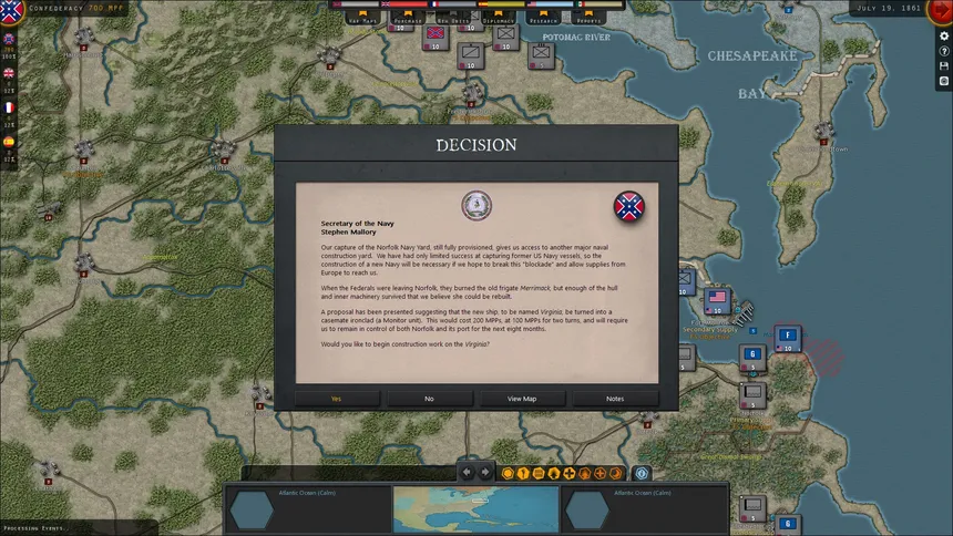 Скриншот 5 к игре Strategic Command: American Civil War