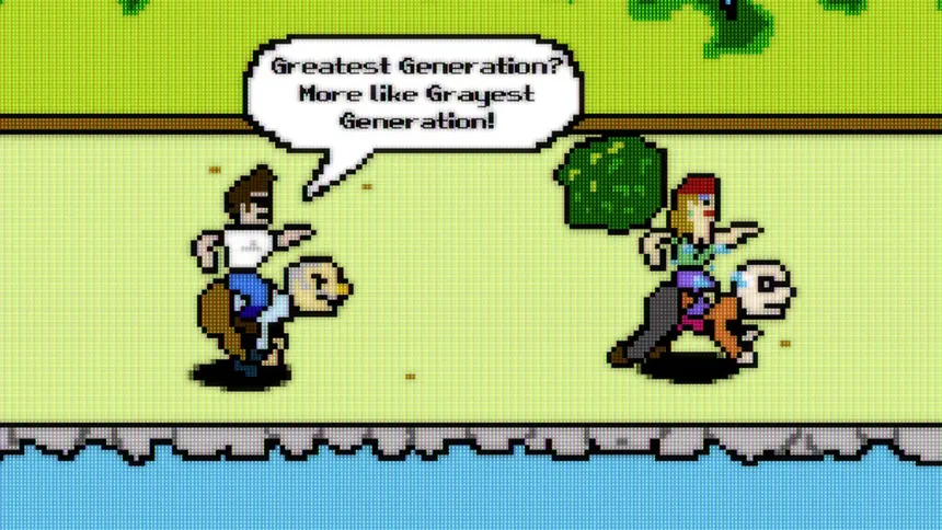 Скриншот 2 к игре Super Ride Grandpa