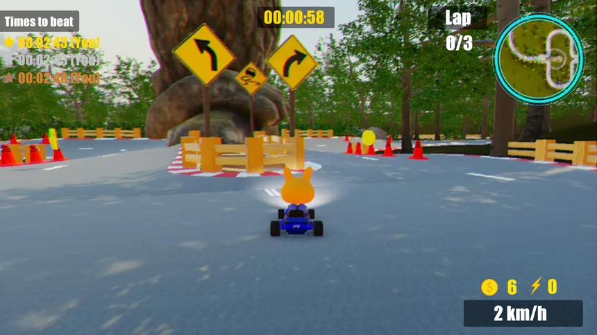 Скриншот 3 к игре Retro Karting 22