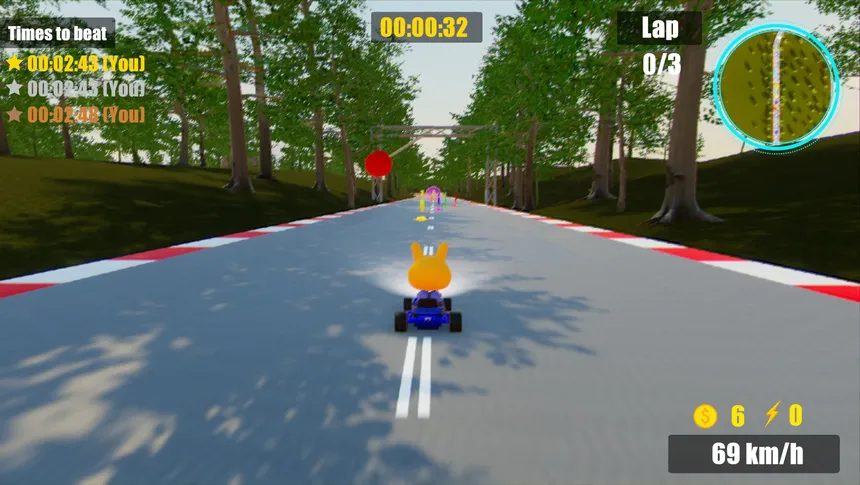 Скриншот 6 к игре Retro Karting 22