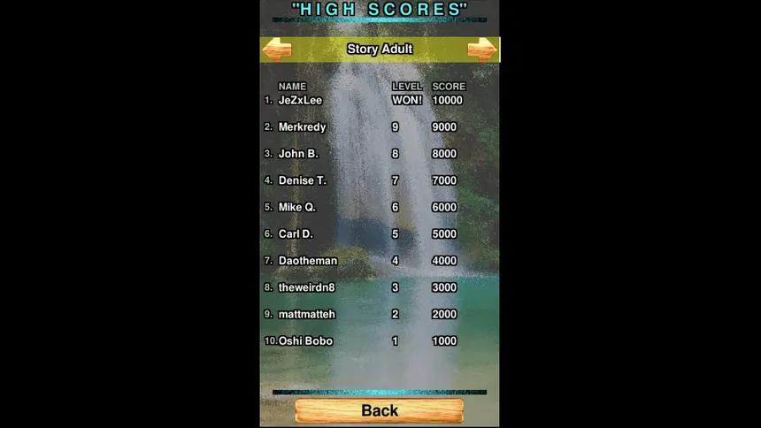 Скриншот 6 к игре LettersFall 110% - 100% FREE Word Game!