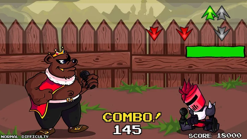 Скриншот 1 к игре Rhythm Knights: Double Treble
