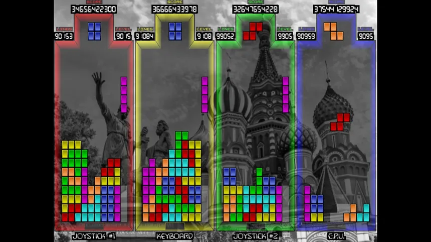 Скриншот 2 к игре "T-Crisis 4 110% A.I. Turbo Remix" Tetris