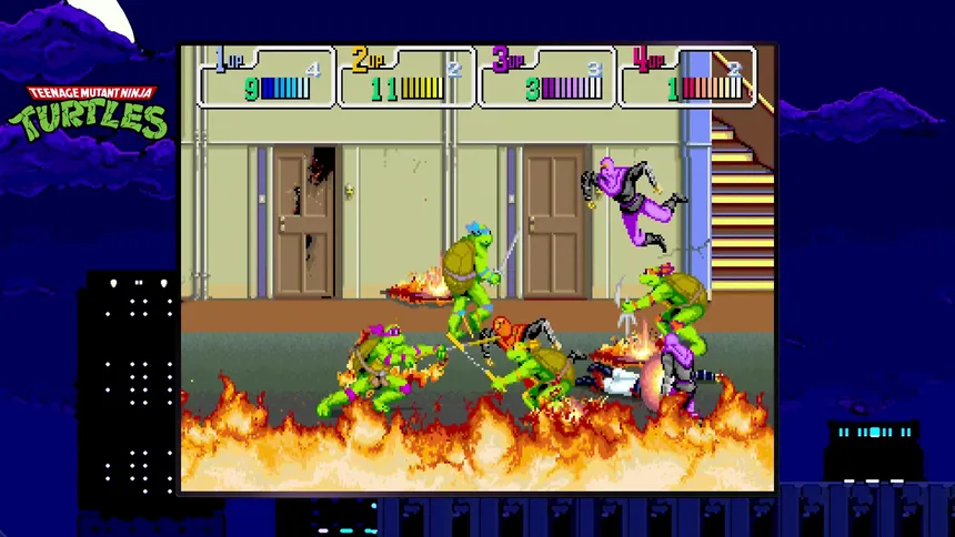 Скриншот 1 к игре Teenage Mutant Ninja Turtles: The Cowabunga Collection