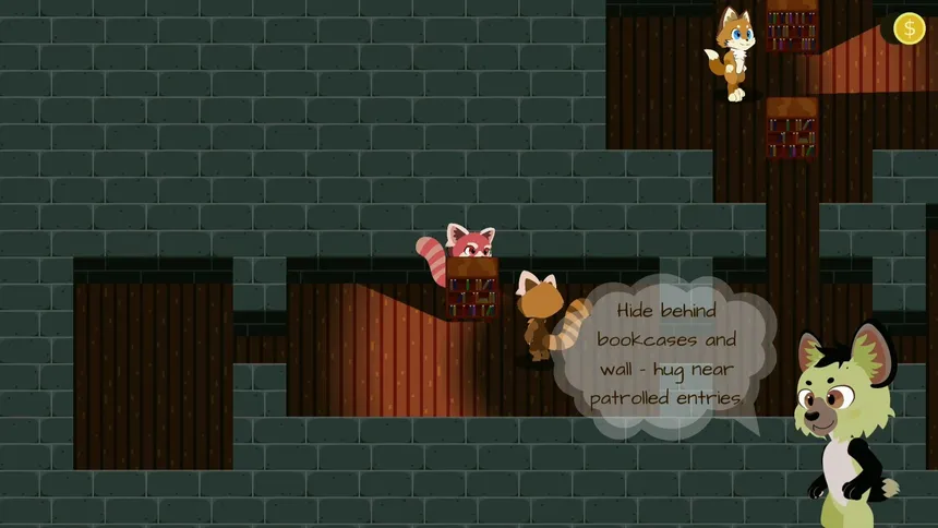 Скриншот 1 к игре Endless Thief: a Fluffy Stealth Adventure