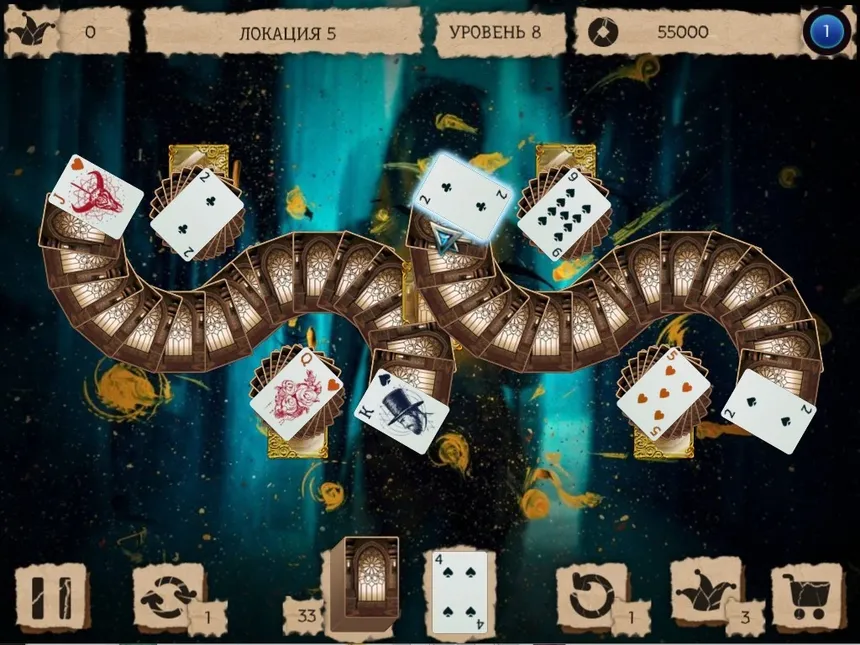 Скриншот 1 к игре Mystery Solitaire. The Black Raven 3