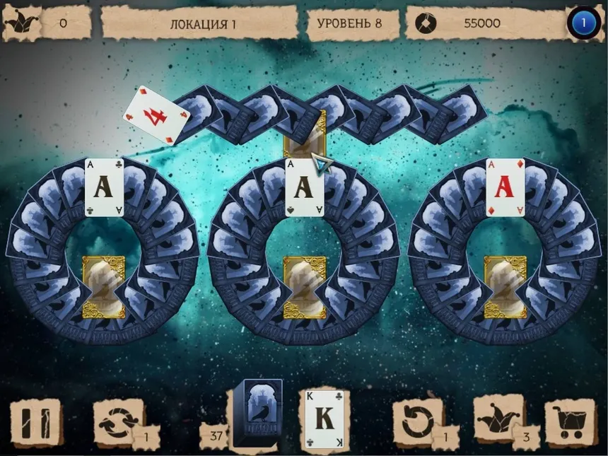 Скриншот 2 к игре Mystery Solitaire. The Black Raven 3