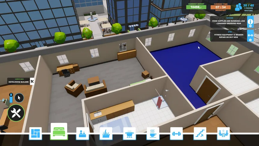 Скриншот 1 к игре Hotel Management Simulator