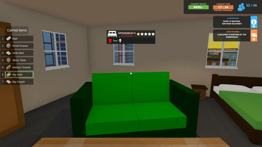 Скриншот 2 к игре Hotel Management Simulator