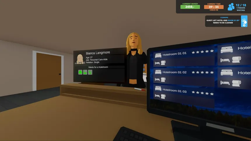 Скриншот 3 к игре Hotel Management Simulator