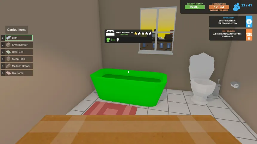 Скриншот 4 к игре Hotel Management Simulator