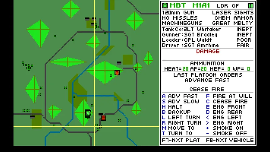 Скриншот 3 к игре M1 Tank Platoon