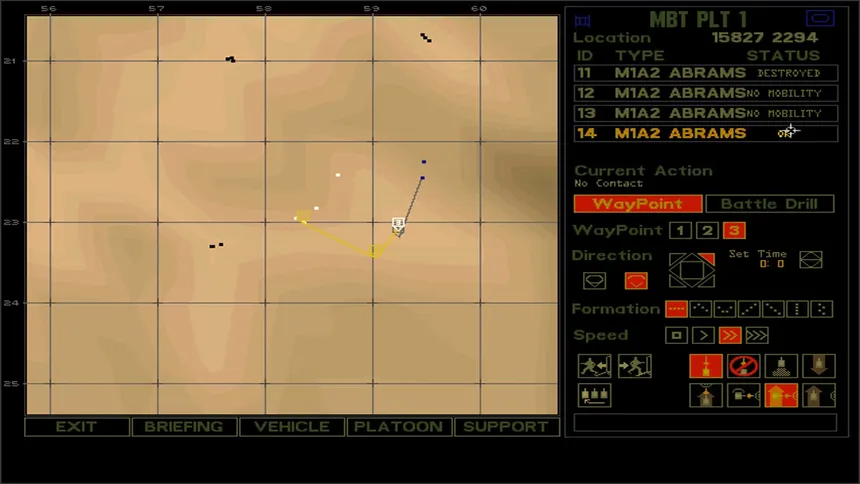 Скриншот 3 к игре M1 Tank Platoon II