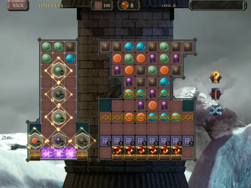 Скриншот 1 к игре Tower Of Wishes 2: Vikings Collector's Edition (Match 3)