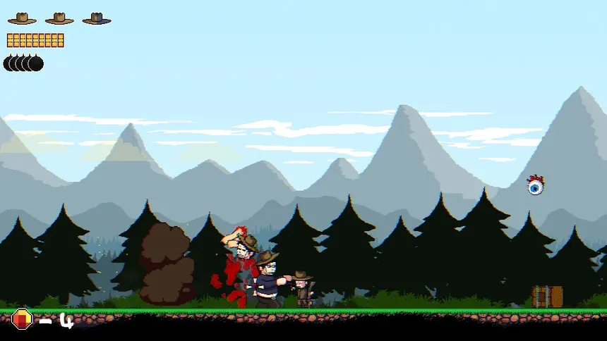 Скриншот 1 к игре CowboysShowdown