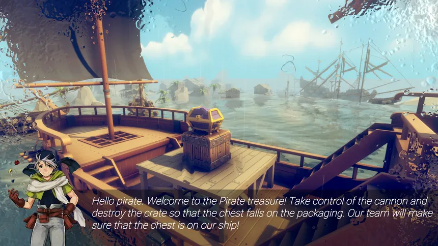 Скриншот 1 к игре Pirate treasure