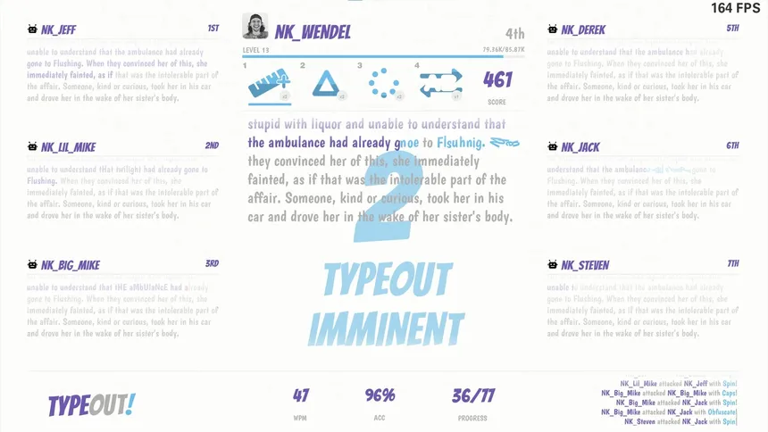 Скриншот 2 к игре TypeOut