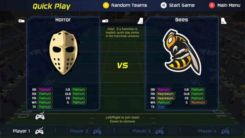 Скриншот 2 к игре Cyber League Football