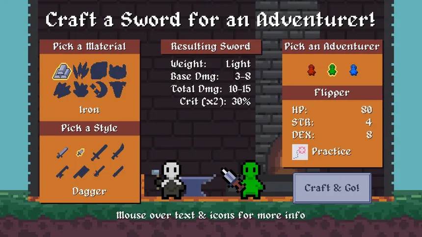 Скриншот 2 к игре Just A Humble Swordsmith
