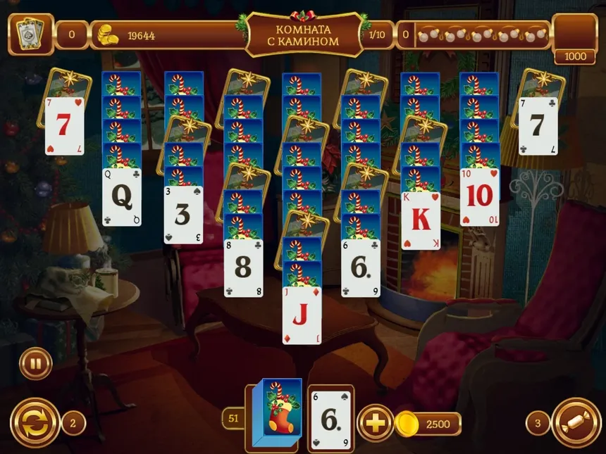 Скриншот 1 к игре Solitaire Game Christmas