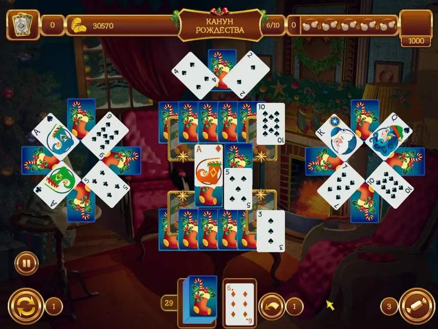 Скриншот 4 к игре Solitaire Game Christmas