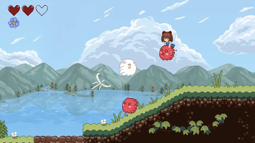 Скриншот 1 к игре 毛玉大冒险 ~ Kedama's Adventure