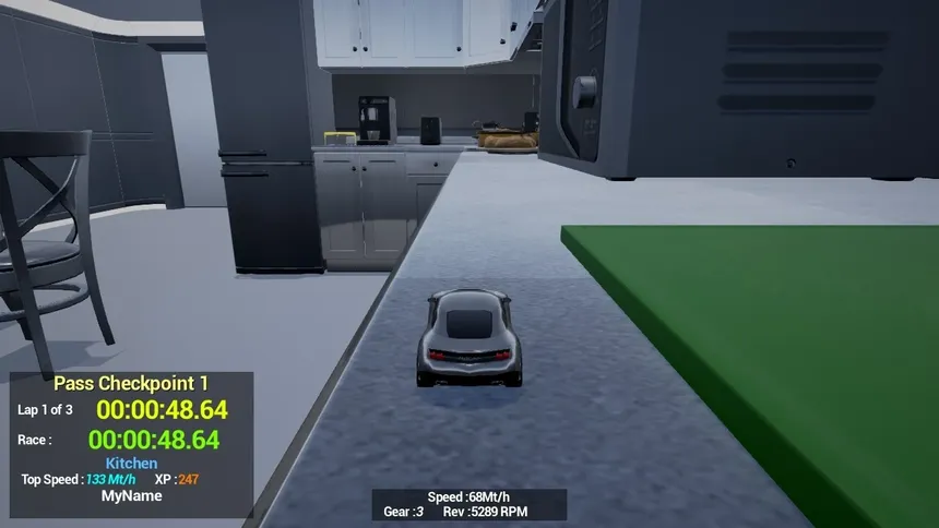 Скриншот 2 к игре Home Solo Car Racer