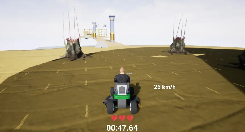 Скриншот 5 к игре Lawnmower game: Mortal Race