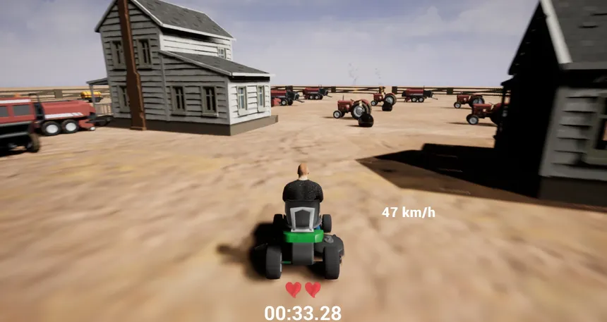 Скриншот 6 к игре Lawnmower game: Mortal Race