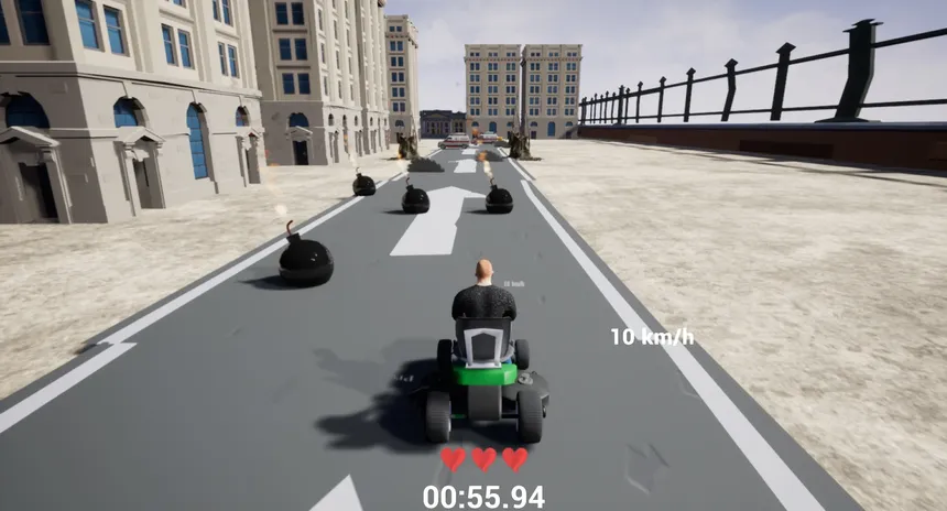Скриншот 7 к игре Lawnmower game: Mortal Race