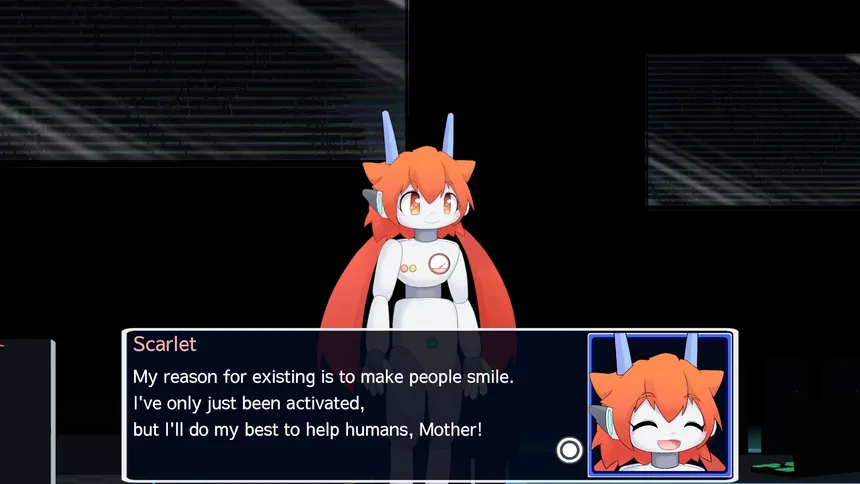 Скриншот 2 к игре The Robot Girl Meets The Human!